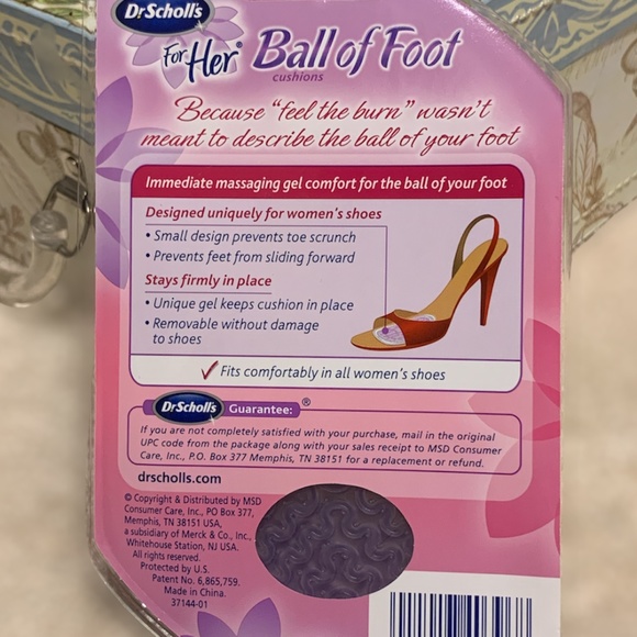 NEW Dr. Scholl's Ball of Foot Gel Cushions and Metatarsal Cushions - Picture 3 of 5